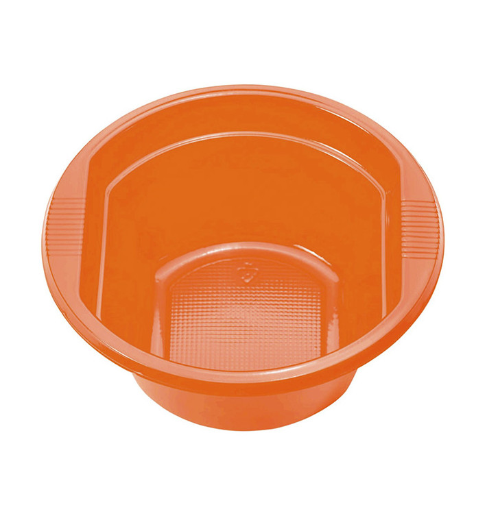 Plastic Kom PS oranje 250ml Ø12cm (30 stuks) 