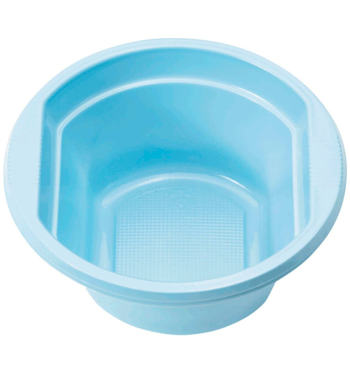 Plastic Kom PS lichtblauw 250ml Ø12cm (30 stuks) 