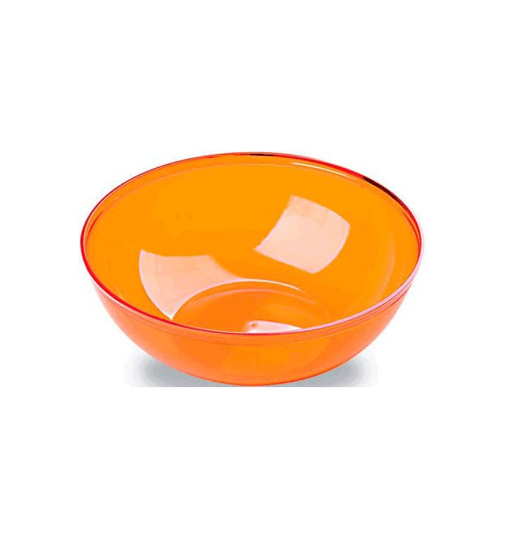 Plastic Kom PS Kristal Hard oranje 3500ml Ø27cm (20 stuks)