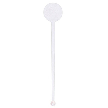 Plastic roerstaafje PS wit 17,5cm (100 stuks) 