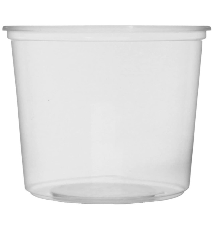 Plastic deli Container transparant PP 400ml Ø10,5cm (1.000 stuks)