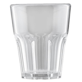 Plastic glas SAN Herbruikbaar "Rox" transparant 300ml (8 stuks) 