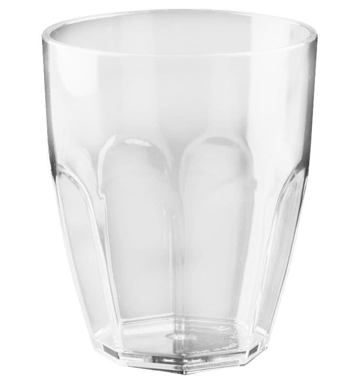 Plastic glas SAN Herbruikbaar "Summer" transparant 355ml (6 stuks)