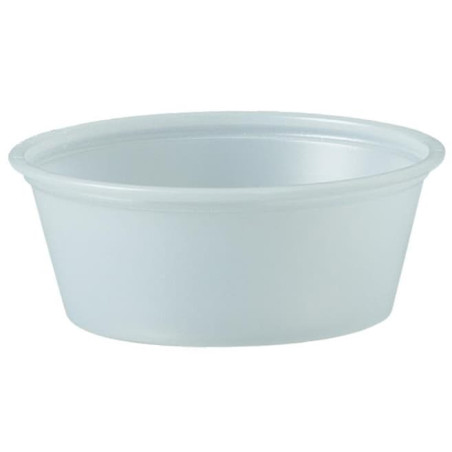 Plastic souffle beker PS transparant 44ml Ø6,6cm (250 stuks) 