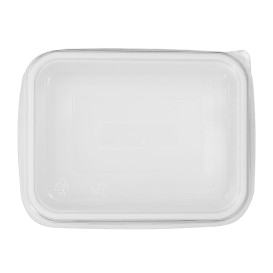 Plastic Deksel voor dienblad transparant 12,7x9,1x4,2cm (1000 stuks)