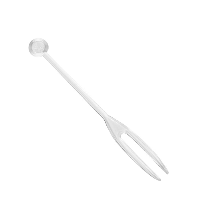 Plastic vleespennen "Snack Stick" transparant 9cm (1650 stuks)