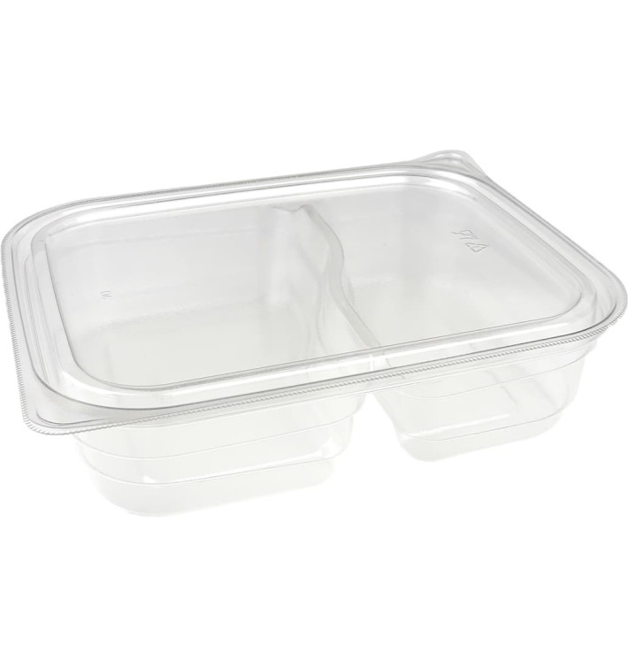 Plastic deli Container PET 2C 220/280ml 18x15x4cm (450 stuks)