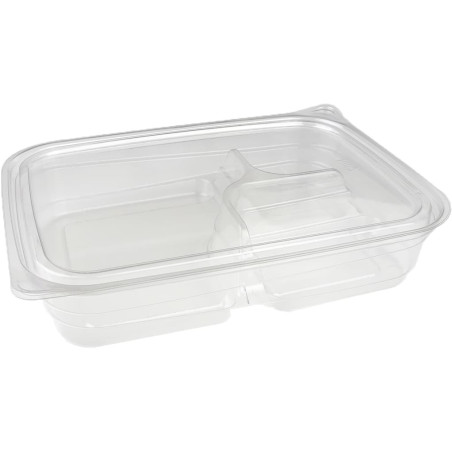 Plastic deli Container PET 3C 700ml 22x16x4cm (75 stuks) 