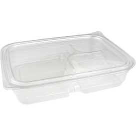 Plastic deli Container PET 3C 700ml 22x16x4cm (300 stuks)