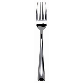 Plastic vork gemetalliseerd 19cm (50 stuks) 
