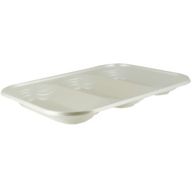 Plastic Compartment dienblad "X-Table" 3C parel 33x23cm (2 stuks) 