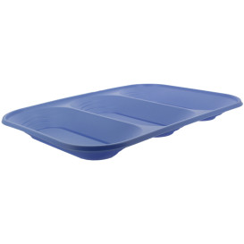 Plastic dienblad microgolfbaar "X-Table" 3C paars 33x23cm (2 stuks) 