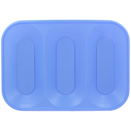 Plastic dienblad microgolfbaar "X-Table" 3C paars 33x23cm (2 stuks) 