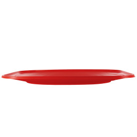 Plastic dienblad microgolfbaar "X-Table" rood 33x23cm (2 stuks) 