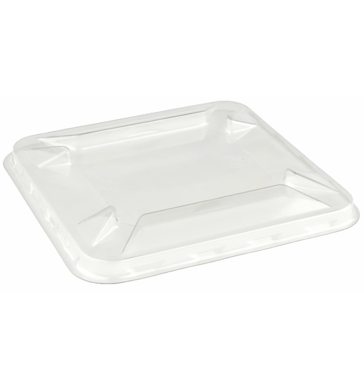 Plastic Deksel voor mini-Kom PET 9x9cm (50 stuks) 