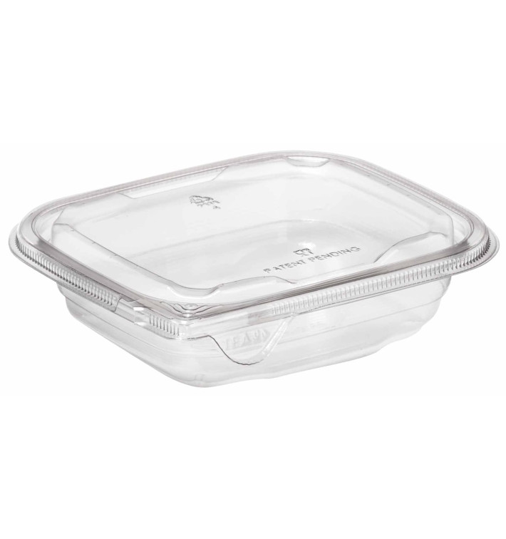 Plastic deli Container PET onverbrekelijk 375ml 14x12x4cm (504 stuks)