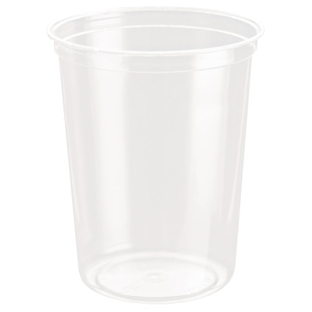 Plastic deli Container rPET "DeliGourmet" 32 Oz/946ml (50 stuks)