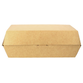 Papieren Sandwich Container kraft 20x10x8cm (200 stuks)