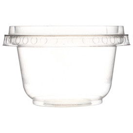 Plastic Container PS Kristal 220ml Ø9,5cm (1664 stuks)