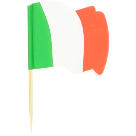 Vlag van Italië vleespennen 6,5cm (14400 stuks)