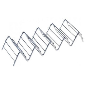 Sandwich houder van staal 19,7x6,4x3,8cm (12 stuks)