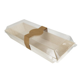 Plastic PET Deksel 21,5x8,5cm (100 stuks)