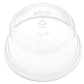 Plastic PET koepel Deksel Kristal Ø9,2cm (1000 stuks)