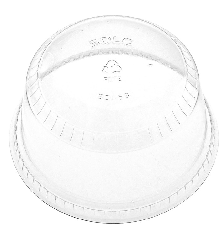 Plastic PET koepel Deksel Kristal Ø9,2cm (1000 stuks)