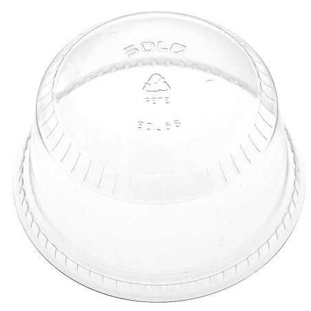 Plastic PET koepel Deksel Kristal Ø9,2cm (1000 stuks)