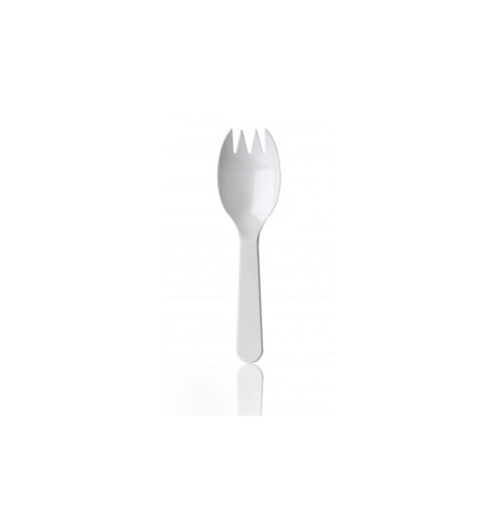 Plastic vork Spork PS 9,8cm (100 stuks) 