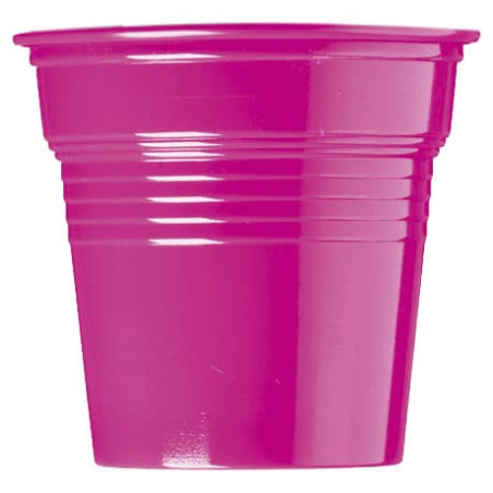 Plastic PS Shotje fuchsia 80ml Ø5,7cm (50 stuks) 