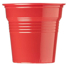 Plastic PS Shotje rood 80ml Ø5,7cm (1500 stuks)