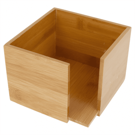 Bamboe Servet houder 13,5x13,5x10cm (1 stuk) 