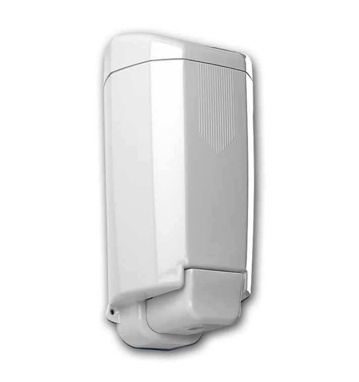 Plastic zeep dispenser ABS wit 1000ml (1 stuk)
