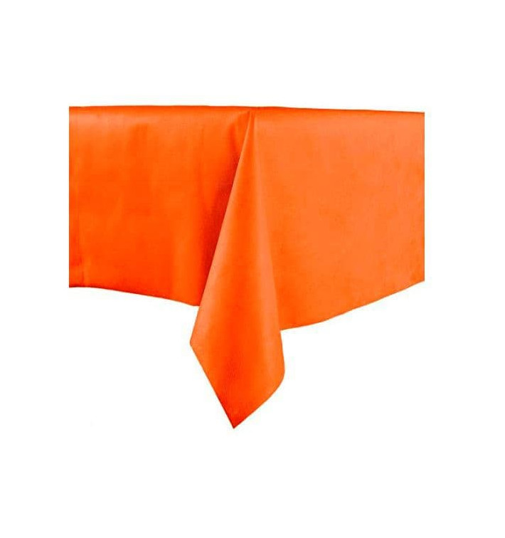 Tafelkleed Novotex niet geweven oranje 100x100cm (150 stuks) 