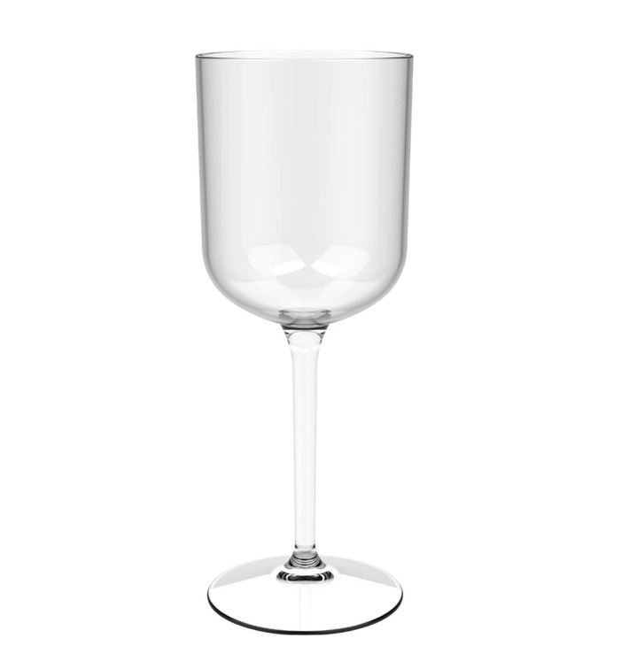 Plastic herbruikbaar glas Wijn "Tritan" transparant 470ml (6 stuks)