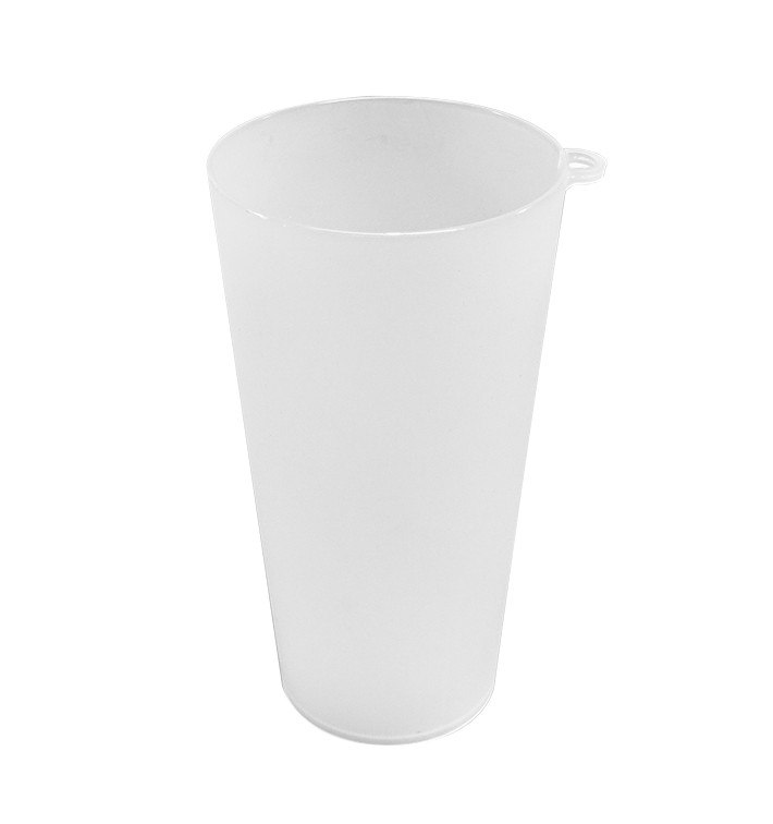 Plastic beker met Ring PP Herbruikbaar transparant 400ml (14 stuks) 