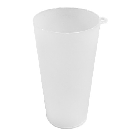 Herbruikbaar Durable Beker PP met Ring transparant 400ml (14 stuks) 