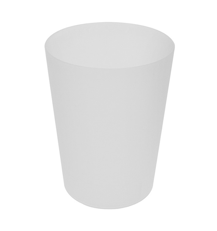 Plastic PP beker Herbruikbaar transparant 900ml (14 stuks) 