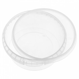 Plastic deli Container met Plastic Deksel PP Onbreekbaar 300 ml Ø11,8 (374 stuks)