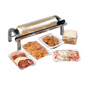 Voedsel wrap Dispenser met Snijder Roestvrij van staal 45cm (1 stuk) 