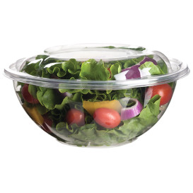 Saladekom met Deksel PLA 710ml (50 stuks) 