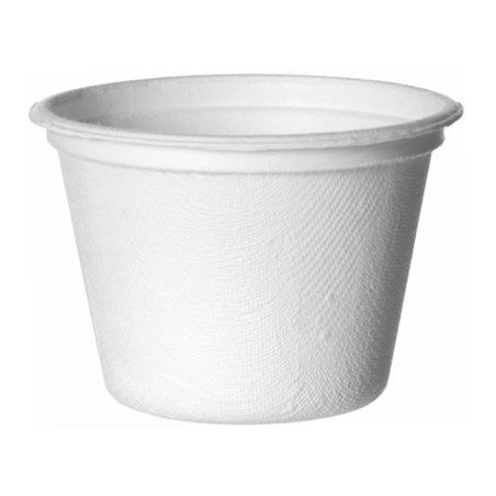 Suikerriet Container Bagasse wit 120ml (50 stuks) 