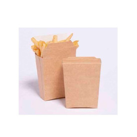 Papieren Container voor frietenGesloten (25 stuks)