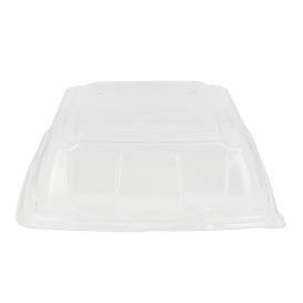 Plastic PET Deksel transparant 27x27cm (5 stuks) 