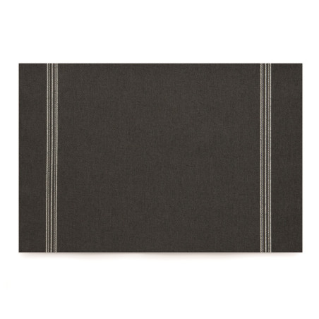 Herbruikbaar Katoenen placemat "Day Drap" zwart 32x45cm (12 stuks) 