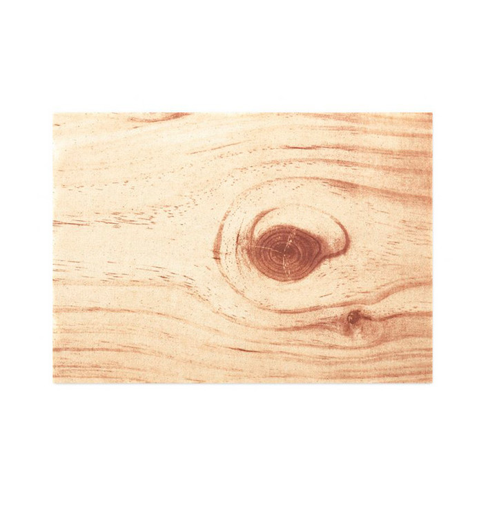 Katoenen placemat "Daen Drap" hout 32x45cm (72 stuks)