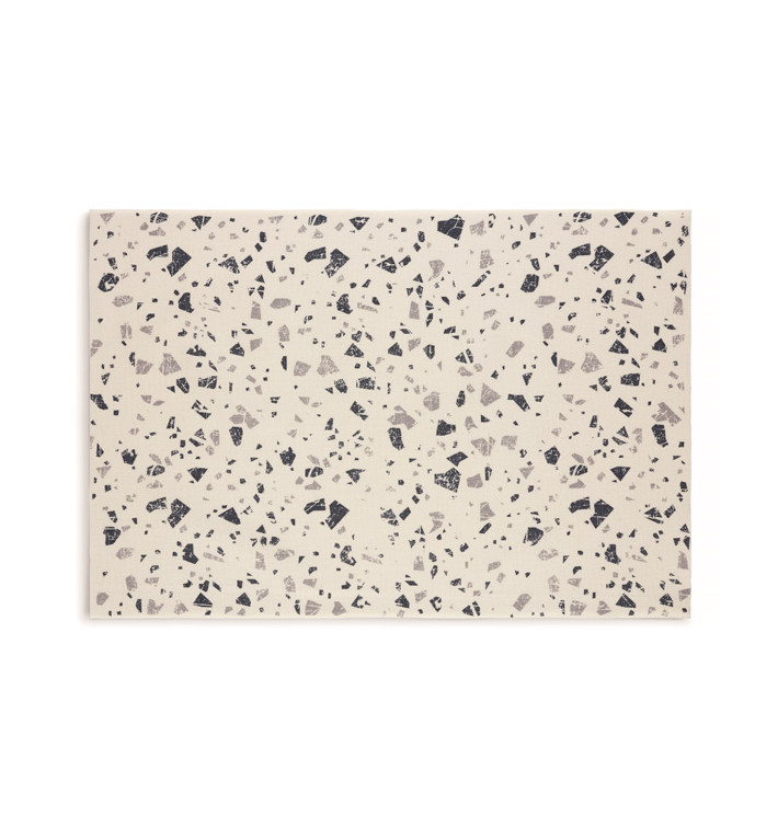 Katoenen placemat "Daen Drap" Terrazzo 32x45cm (72 stuks)