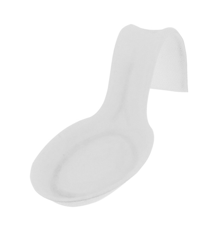 Suikerriet Proeving mini lepel wit 12x4cm (600 stuks)