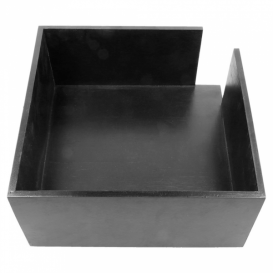 Zwart Bamboe Servet houder 21x21x10cm (1 stuk) 